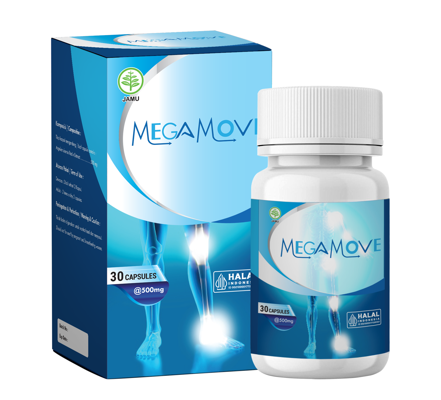 Megamove — suplemen herbal alami dukung kenyamanan sendi setiap hari